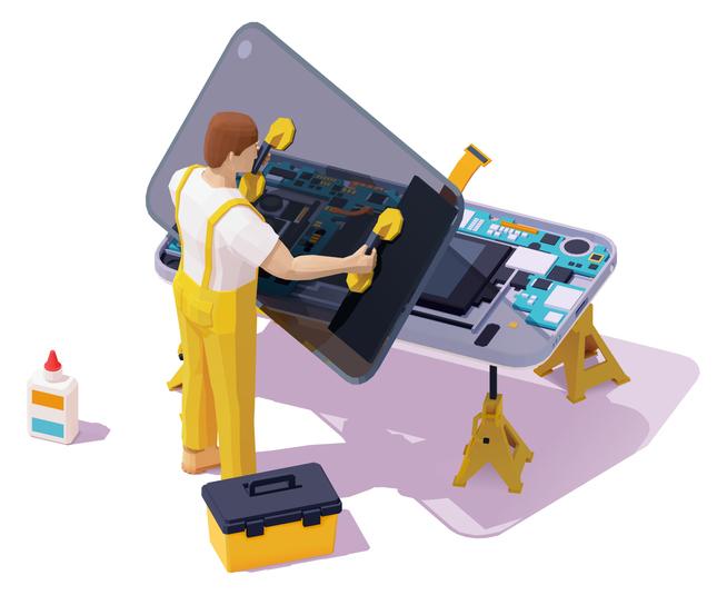 Mobiliųjų telefonų ir kompiuterių remontas